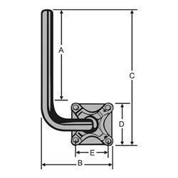 Kathrein Wandhalterung kurz ZAS 60
