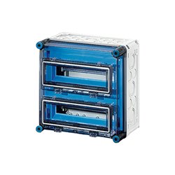 Hensel Automatengehäuse 24TE m.2Klappdeckeln Mi 1222