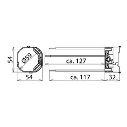 DEHN ÜS-Modul f.Schutzk.Steckdose STC 230