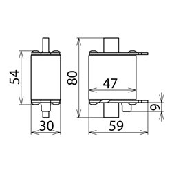 DEHN ÜS-Ableiter DEHN SPD V NH00 280