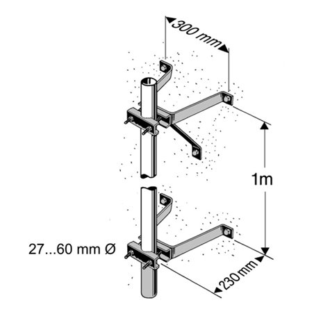 Kathrein Masthaltebügel ZTH 01