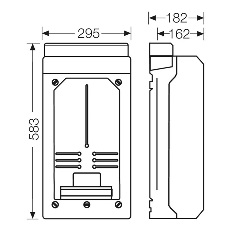 Hensel Leergehäuse 295x583x182mm KV 9339