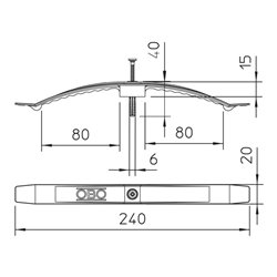 OBO Bettermann Vertr Kabelklammer +Schlagdübel 2033 SD SP