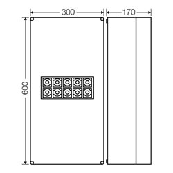 Hensel Kabelabzweigkasten 25-240qmm 3ph. 5p K 2405