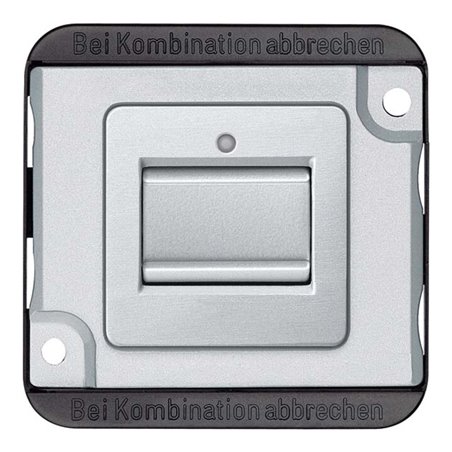 Merten Aus/Wechselschalt-Einsatz 1-polig, mattsilber MEG3116-7060