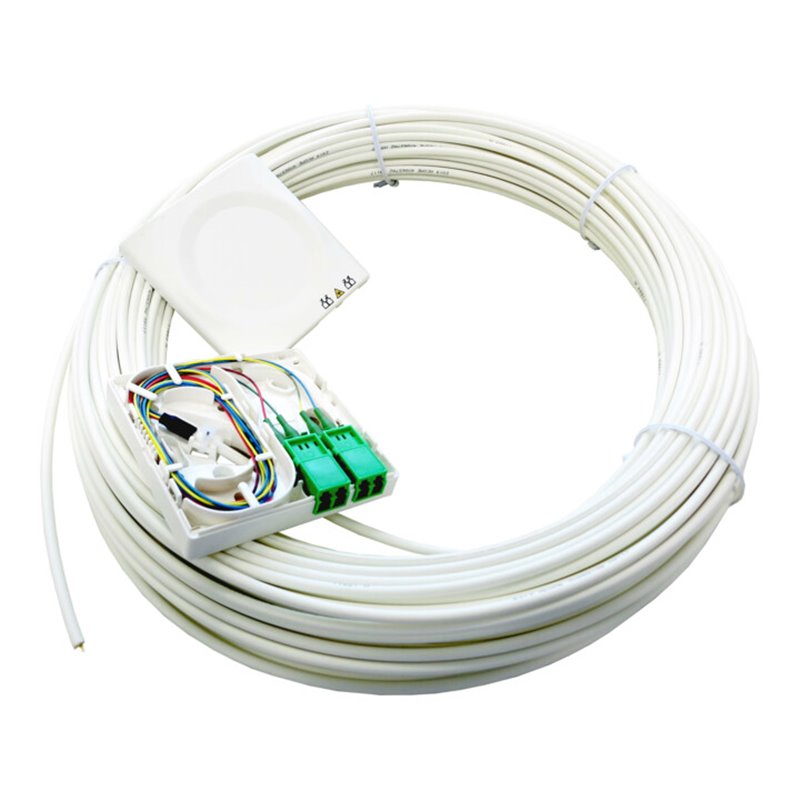 Acome Komponenten FTTH-AP-Dose T1 m. Kabel 30m 1xLCD/APC rws IO114066182302301