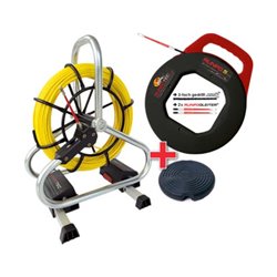 Runpotec Glasfaserstab m.Haspel u. Einziehh 11121