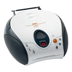 LENCO UKW-Radio m.CD stereo,weiß SCD-24 white