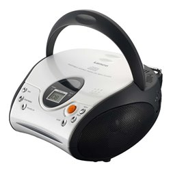 LENCO UKW-Radio m.CD stereo,weiß SCD-24 white