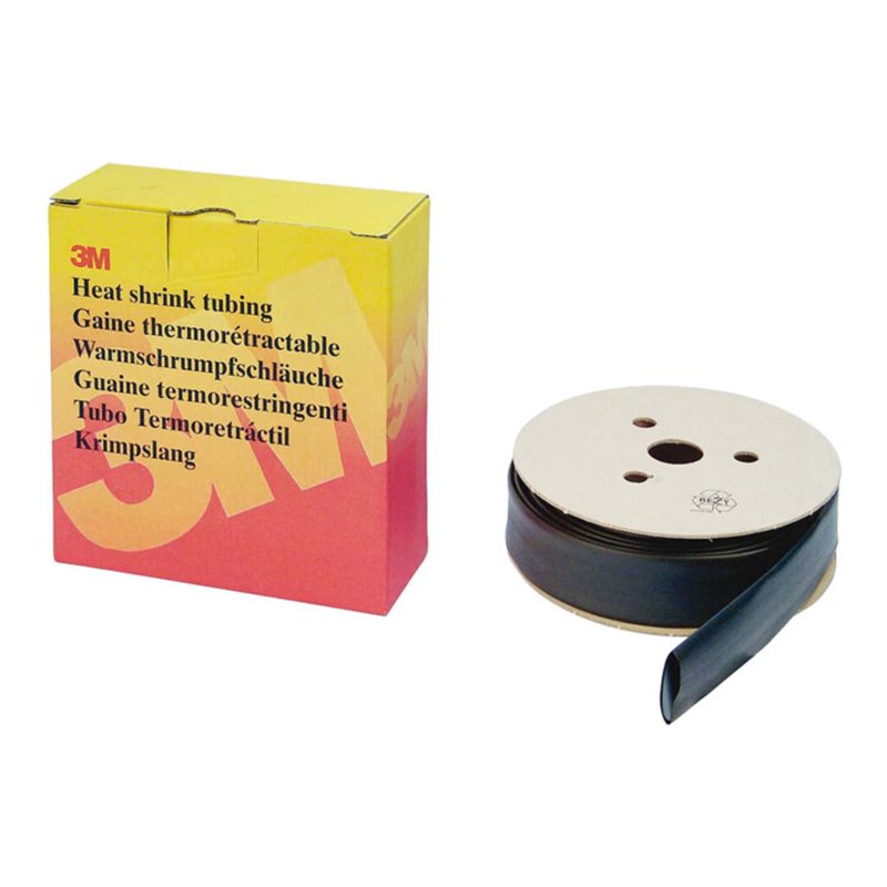 3M Deutschland Warmschrumpfschlauch Rolle 6/2 mm,sw,dünnw. HSR 3000 6,0/2,0 sw