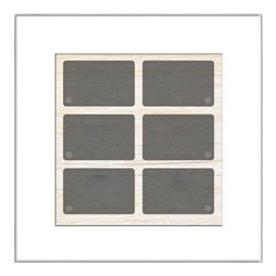 Issendorff Glas-Tastenfeld weiß 6 Tasten LED LCN - GT6W