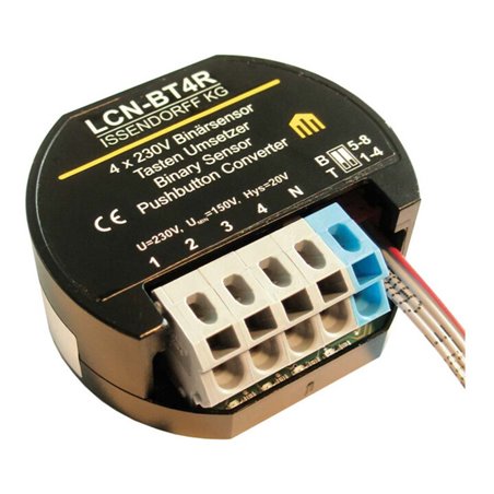 Issendorff Tastenumsetzer/Binäreing. 4x 230V, UP-Dose LCN - BT4R