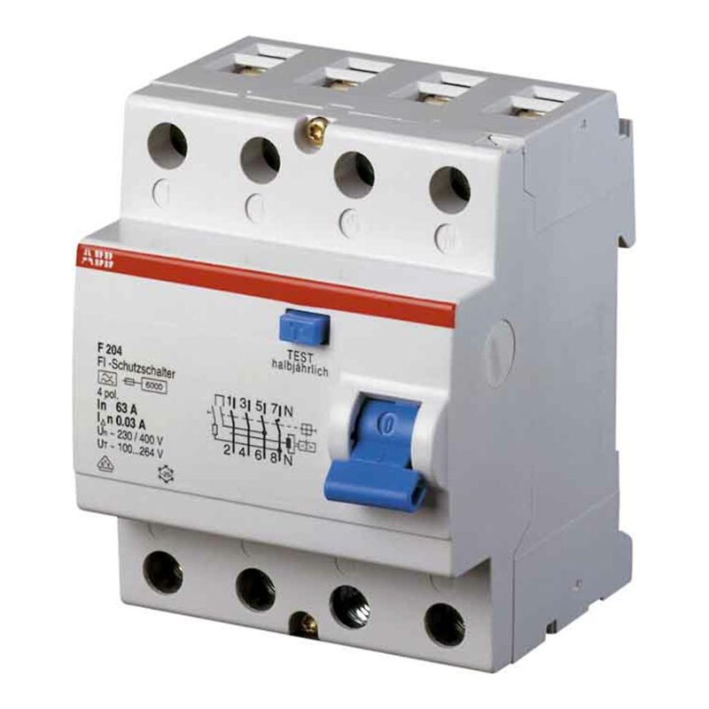 ABB Stotz S&J FI-Schutzschalter 40/0,5A 4p. F204A-40/0,5