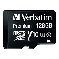 Verbatim microSDXC Card 128GB Premium,Class10,U1 44085