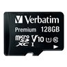 Verbatim microSDXC Card 128GB Premium,Class10,U1 44085