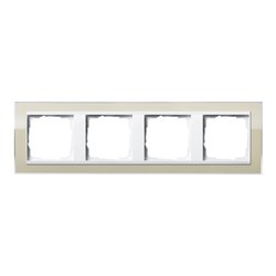 Gira Abdeckrahmen 4fach klar sand 0214773