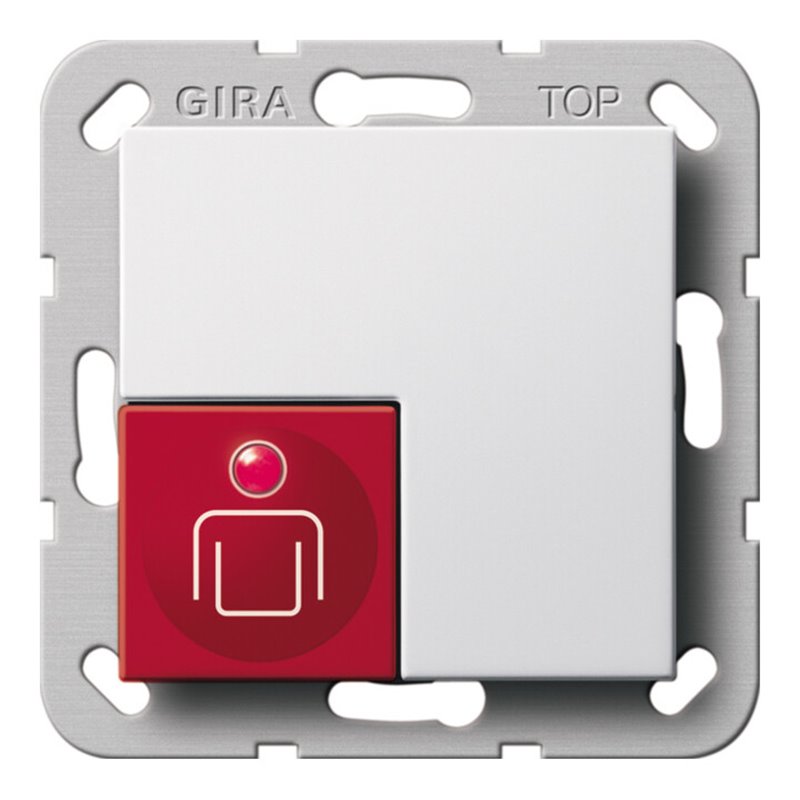 Gira Ruftaster System 55 Reinweiß 290003