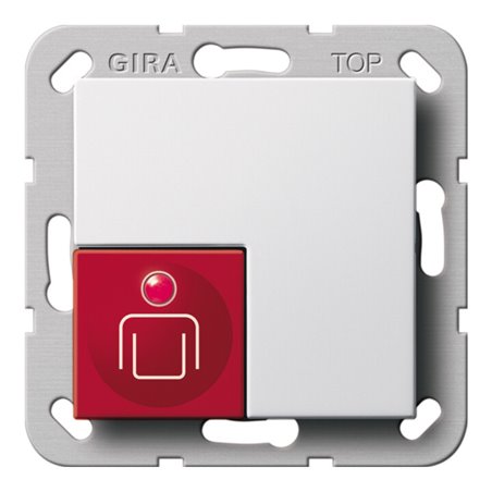 Gira Ruftaster System 55 Reinweiß 290003