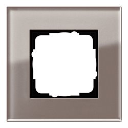 Gira Abdeckrahmen 1fach Esprit Glas Umbra 0211122