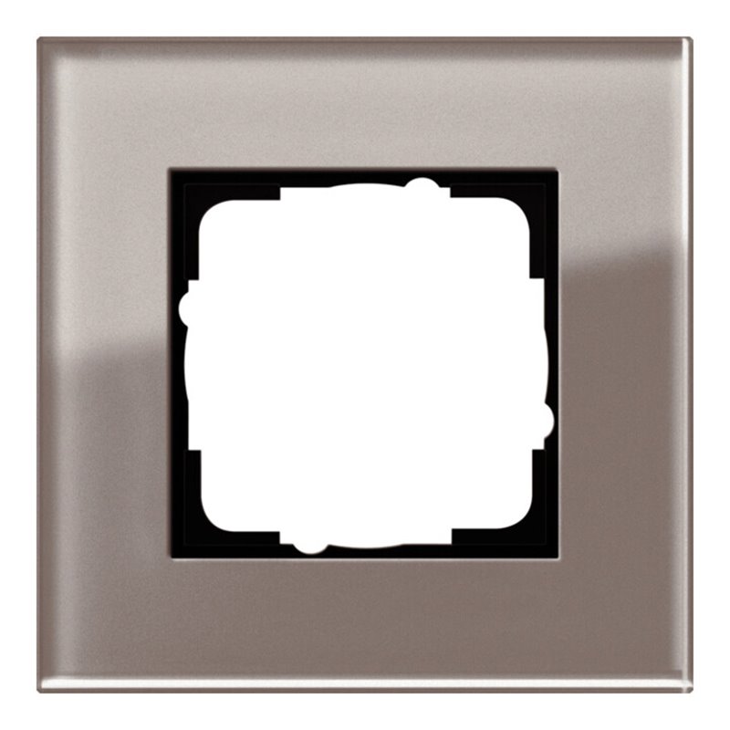Gira Abdeckrahmen 1fach Esprit Glas Umbra 0211122