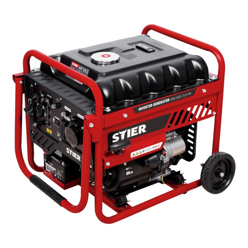 STIER Inverter Stromerzeuger SNS-500 5,0 kW 75 dB(A)