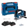 Bosch Akku-Stichsäge GST 18V-155 BC, 2 Akku Akku ProCORE18V 4.0Ah, Ladg. u. L-BOXX