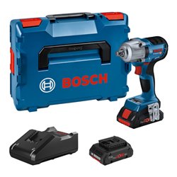 Bosch Akku-Drehschlagschrauber GDS 18V-450 HC, 2 Akku, Ladg., L-BOXX, BT Low-En. Mod.