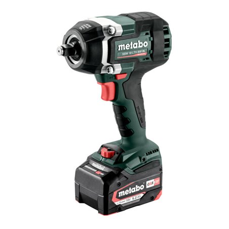 Metabo Akku-Schlagschrauber SSW 18 LTX 800 BL metaBOX 145 L 18V 2x5.2Ah Li-Power + ASC 55