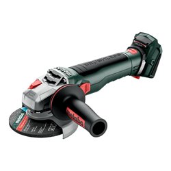 Metabo Akku-Winkelschleifer WB 18 LT BL 11-125 Quick mit Bremse, Schnellspannmutter, drehbarem Akkupack Karton