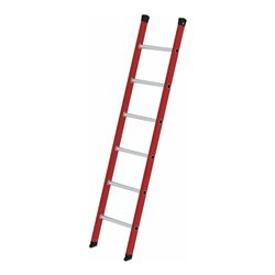 MUNK Sprossen-Anlegeleiter GFK/Alu ohne Traverse