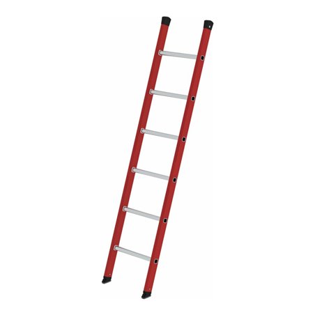 MUNK Sprossen-Anlegeleiter GFK/Alu ohne Traverse