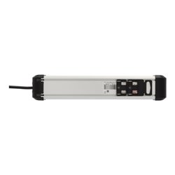 BRENNENSTUHL Alu-Steckdosenleiste mit Schalter6