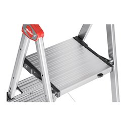 Hailo TL 100 TopLine, Teleskop Stehleiter, 3-5 Stufen