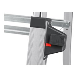 Hailo TL 100 TopLine, Teleskop Stehleiter, 3-5 Stufen