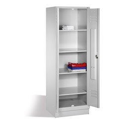 C+P Wäsche-Spind Classic, H1800xB610xT500mm, Front Lichtgrau, Korpus Lichtgrau (8222-20B)