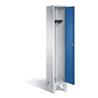 C+P Garderobenschrank Classic, H1850xB320xT500mm, Front Enzianblau, Korpus Lichtgrau (8010-10)