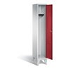 C+P Garderobenschrank Classic, H1850xB320xT500mm, Front Rubinrot, Korpus Lichtgrau (8010-10)
