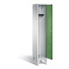 C+P Garderobenschrank Classic, H1850xB320xT500mm, Front Resedagrün, Korpus Lichtgrau (8010-10)