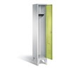 C+P Garderobenschrank Classic, H1850xB320xT500mm, Front Viridingrün, Korpus Lichtgrau (8010-10)