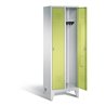 C+P Garderobenschrank Classic, H1850xB610xT500mm, Front Viridingrün, Korpus Lichtgrau (8010-20)