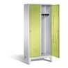 C+P Garderobenschrank Classic, H1850xB810xT500mm, Front Viridingrün, Korpus Lichtgrau (8010-22)