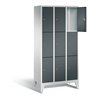 C+P Garderobenschrank Classic, H1850xB900xT500mm, Front Anthrazitgrau, Korpus Lichtgrau (8010-303)