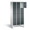 C+P Garderobenschrank Classic, H1850xB900xT500mm, Front Anthrazitgrau, Korpus Lichtgrau (8010-304)