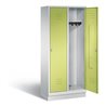 C+P Garderobenschrank Classic, H1800xB810xT500mm, Front Viridingrün, Korpus Lichtgrau (8020-22)