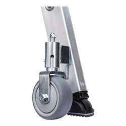 fetra Plattenroller, 250 kg Tragkraft, mit Klemmbacken, Klemmbreite 0-60 mm