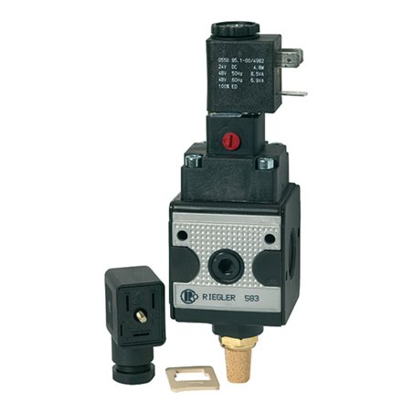 Riegler Schaltventil (3/2-Wegeventil) »multifix«, 230 V AC, BG 3, G 1/2