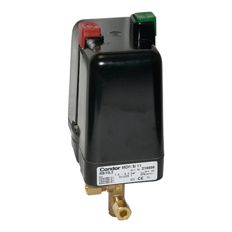 Riegler Kompressoren Druckschalter, m. Entlastungsven., G 1/2, 2,5-16 bar