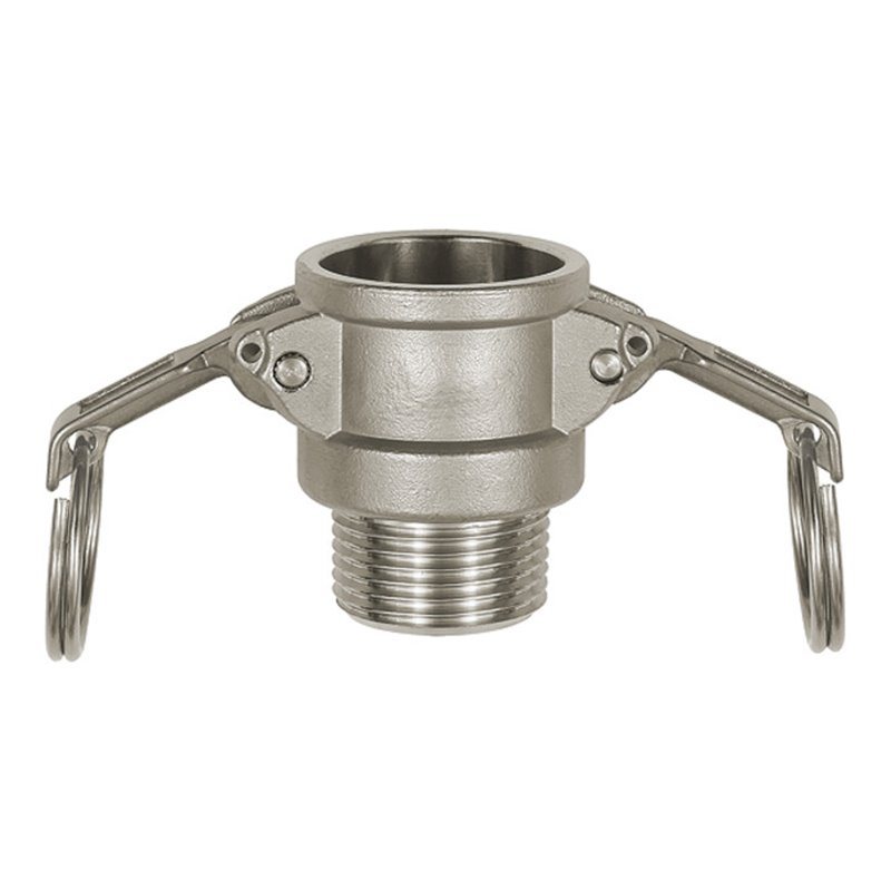 Riegler Kamlok-Schnellkupplungsdose mit AG, Typ B, ES 1.4401, R 4