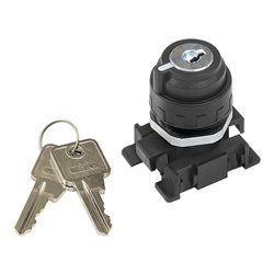 Riegler Verschließbarer 2-Stellungsschalter, Schlüsselabzug Grundstellung