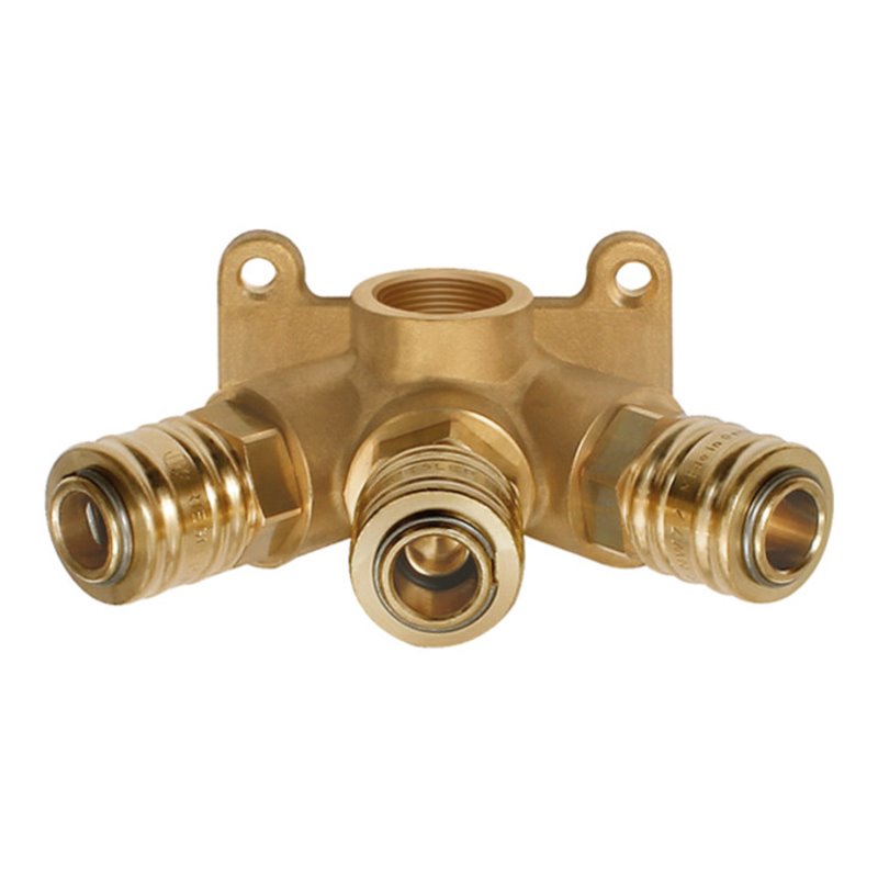 Riegler Verteiler für Wandbefestigung mit Schnellverschlusskuppl. NW 7,2